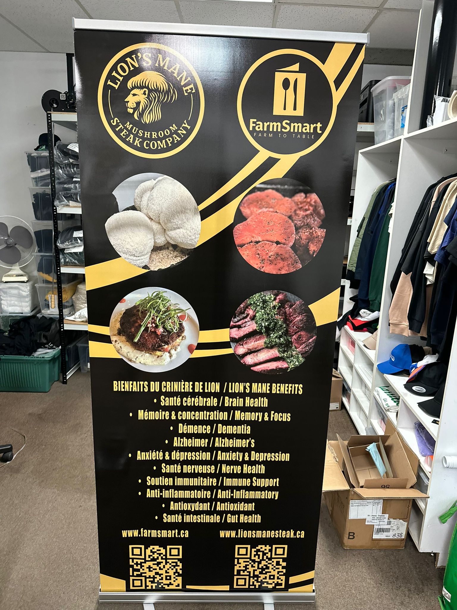 Lion’s Mane Mushroom Company plant-based gourmet Lion’s Mane mushroom products